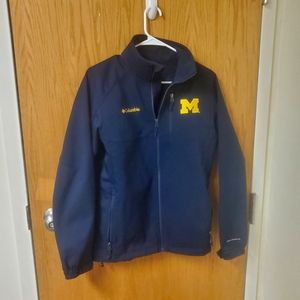 Michigan Collegiate Ascender Softshell Jacket, Um - Collegiate Navy, Small